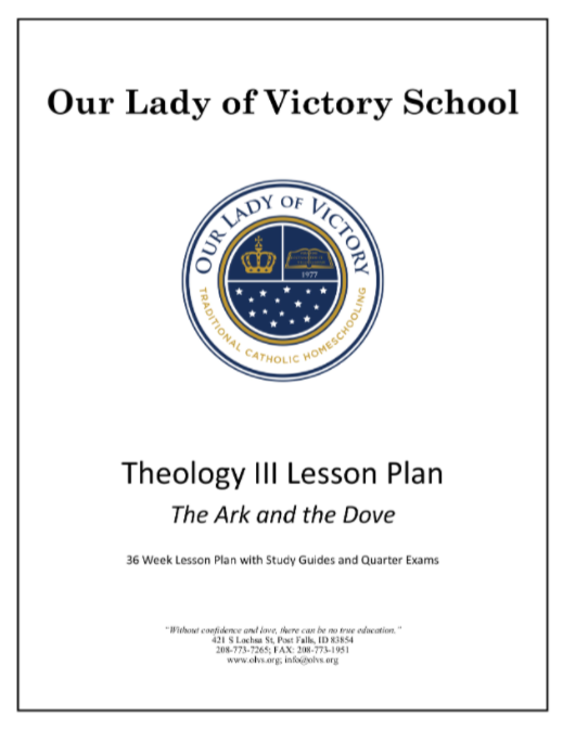 Lesson Plans – Grade 11 Theology III